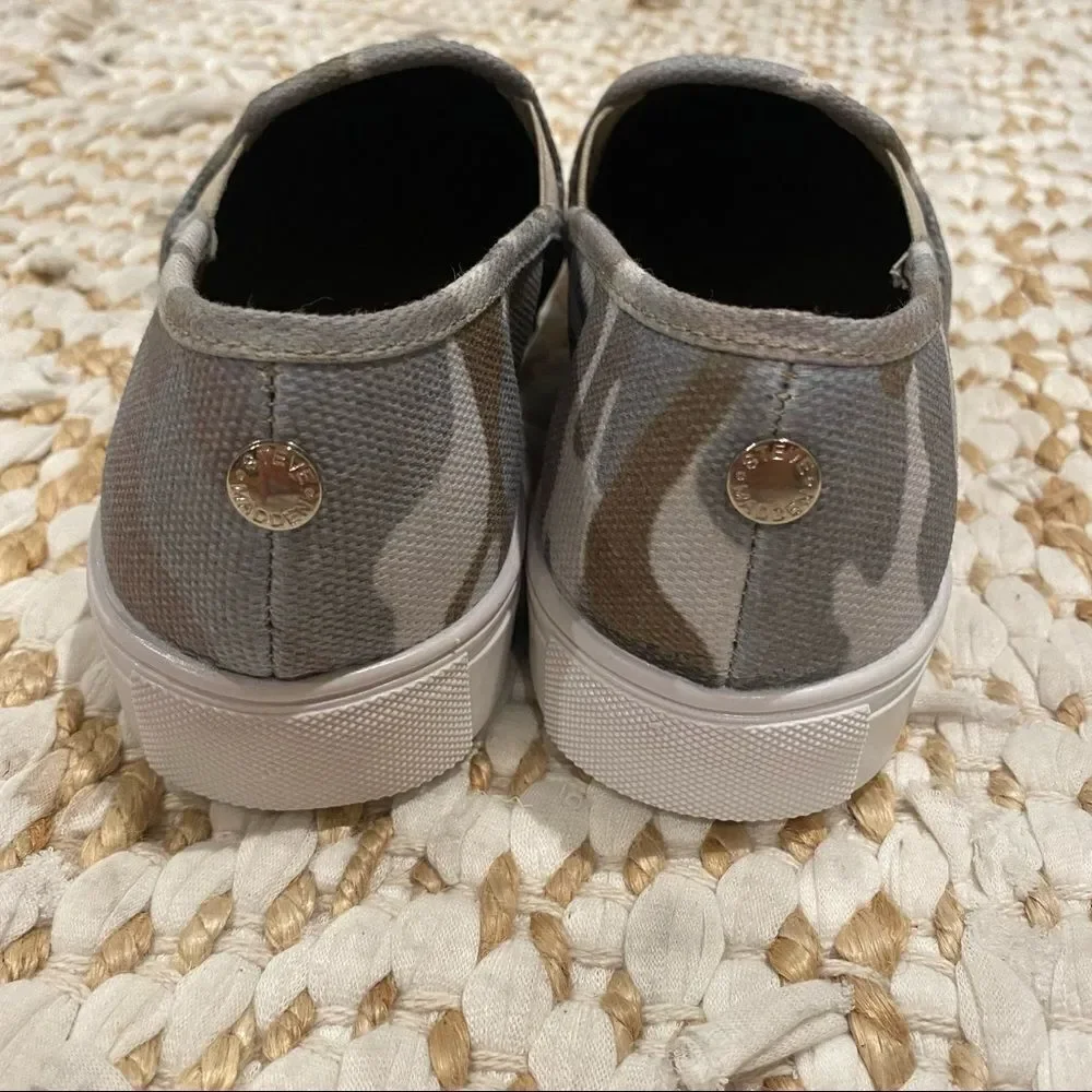 Steve Madden Camo Slip On Sneakers